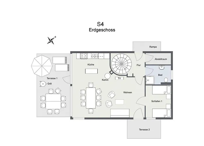 بيت للعطل Gruppenhaus Wiesengefluester S4 - In Randlage Mit Sauna Und Kamin Röbel